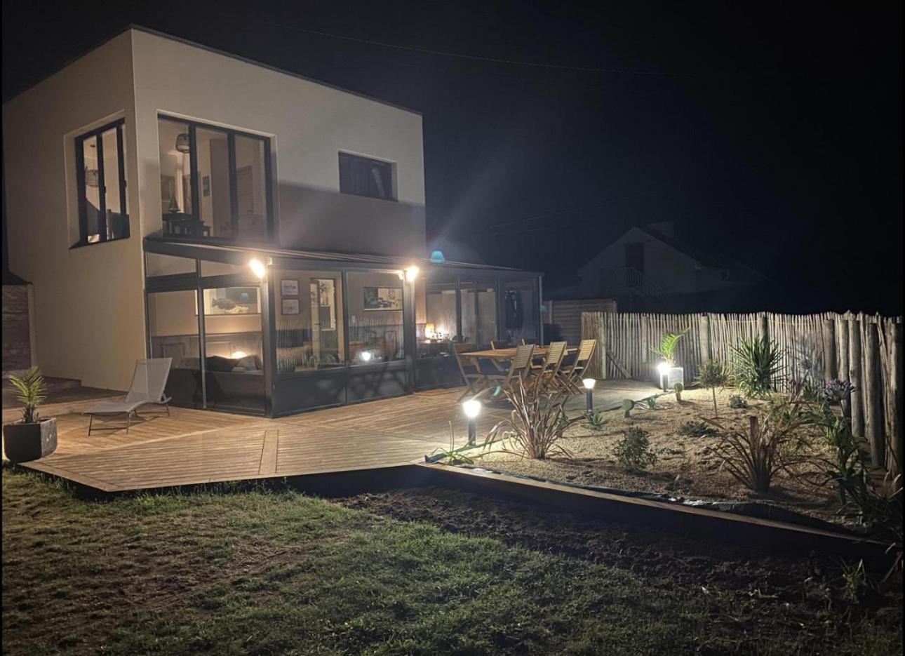Вилла Face Aux Isles Saint-Marcouf Экстерьер фото