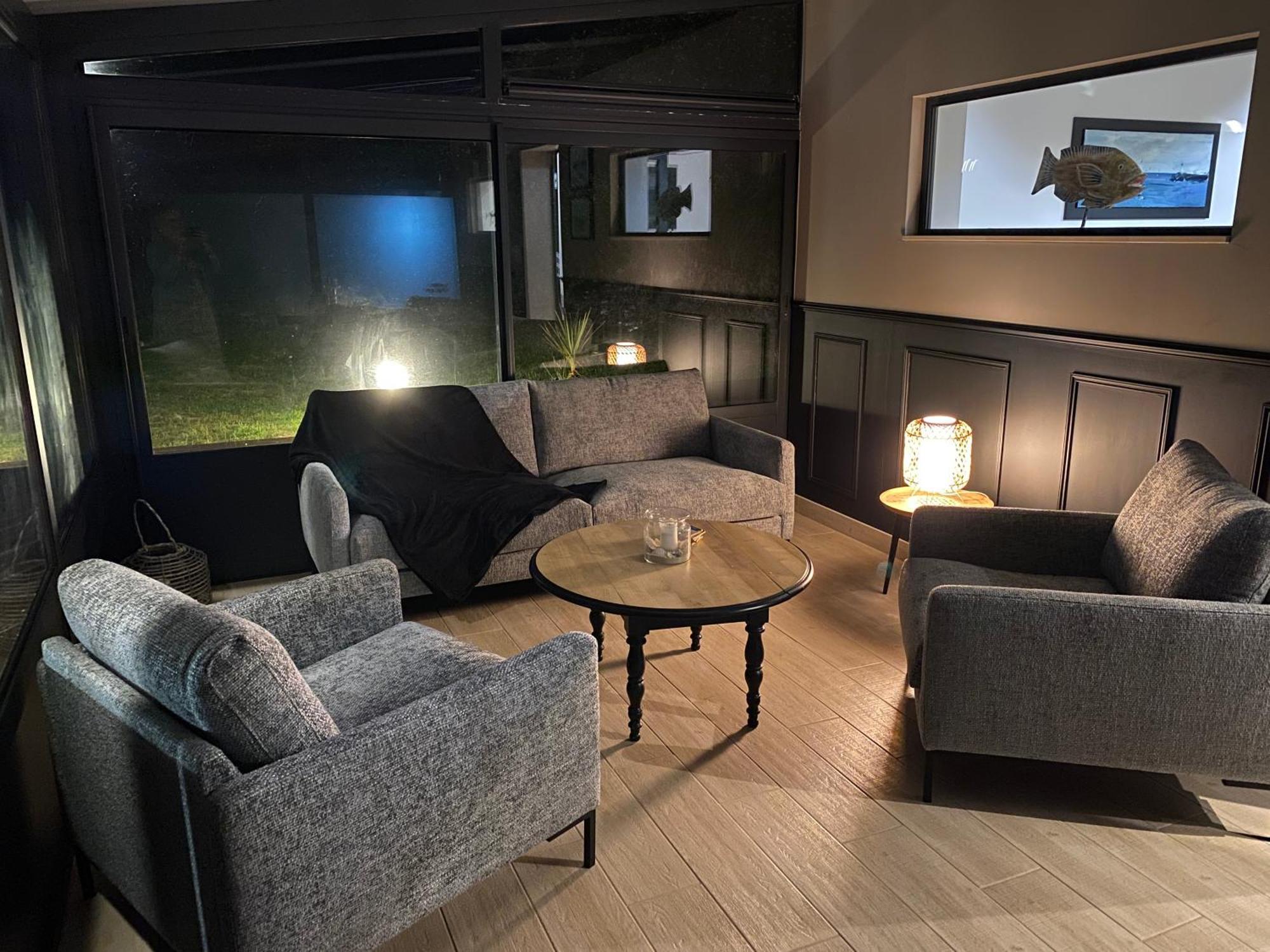 Вилла Face Aux Isles Saint-Marcouf Экстерьер фото